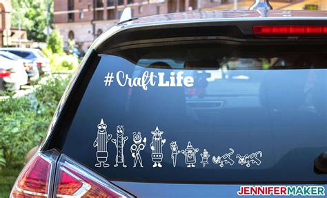 Vinyl Car Decals - Quick and Easy to Make Your Own! - Jennifer Maker