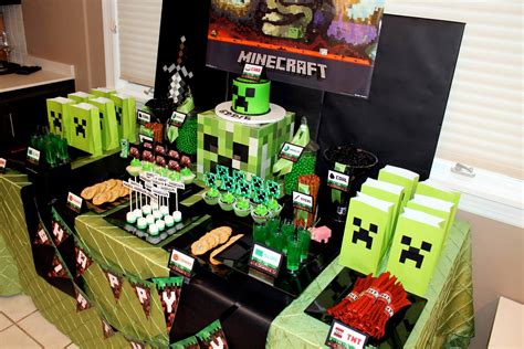 Minecraft Creeper Birthday Party - Birthday Party Ideas for Kids