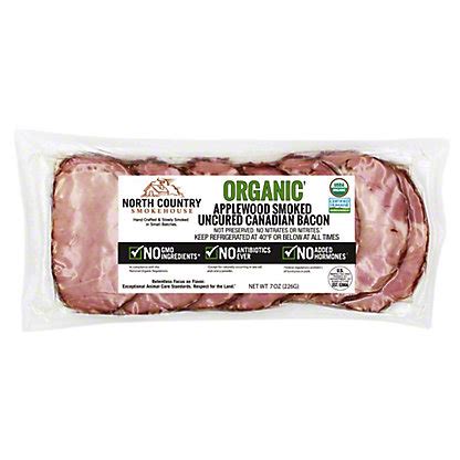 North Country Smokehouse Organic Applewood Smoked Uncured Canadian ...