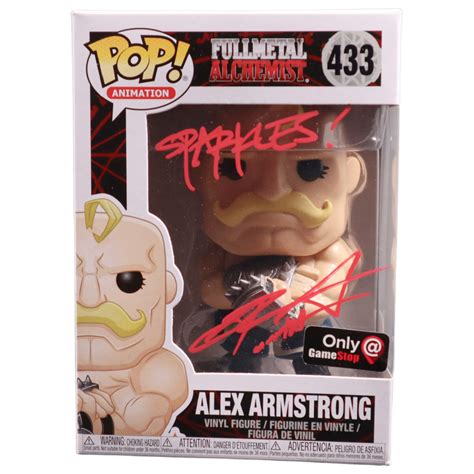 Christopher Sabat Autographed Funko POP Full Metal Alchemist Alex Arms – Zobie Productions