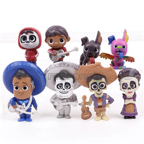 Movie Coco Figurines Miguel Ernesto de la Cruz Hector Mama Abuelita Action Figure PVC Collector ...