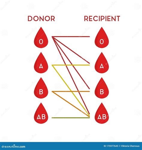 Blood Types for Transfusion Flat Icon, Vector Illustration Stock Illustration - Illustration of ...