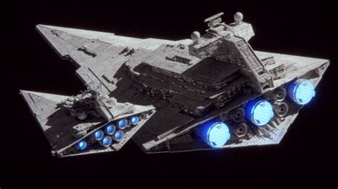 Incursor-class cruiser and Imperial I-class Star Destroyer, by Angelos Karderinis and EC Henry ...