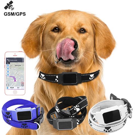 Smart GPS Tracker Collar For Pet Dogs Cats Tracking Locator GSM WiFi ...