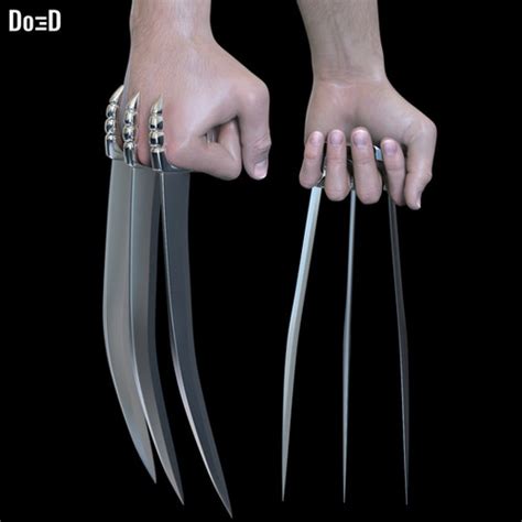 Wolverine X-Men Days of the Future Past Claws only | 3D Printable Model ...