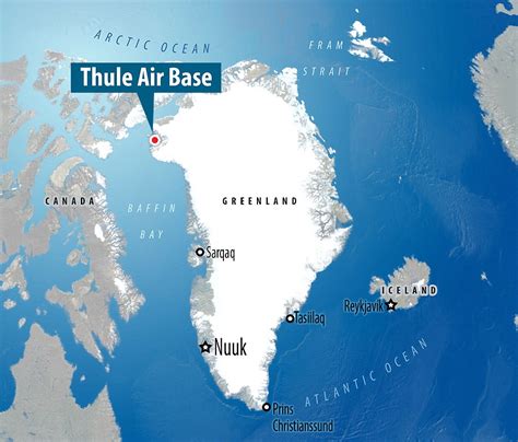 Dropping anchor by the USA's northernmost airbase at Thule | Daily Mail Online