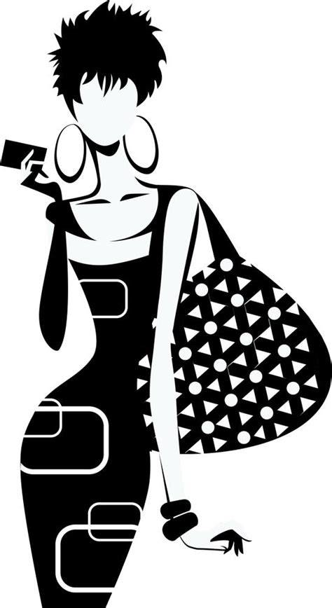 Fashion Girl Silhouette Vector Free Vector cdr Download - 3axis.co