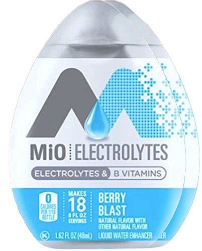 Mio Electrolytes Berry Blast B Vitamins Liquid Water Enhancer 1.62 fl ...