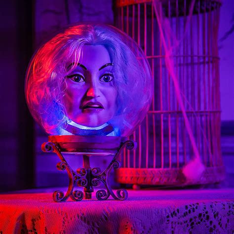 Animated Madame Leota Crystal Ball, 7 3/4in x 10 3/4in - Disney Haunted ...