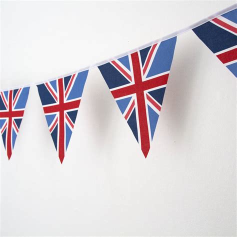 Union Jack Cotton Bunting By Sweet Home