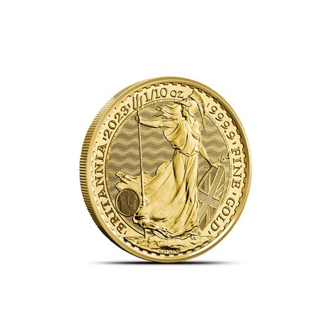 2023 British Britannia 1/10 oz Gold Coin BU - Provident Metals™