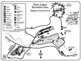 twin lakes map | Allegheny Site Management | Allegheny National Forest ...