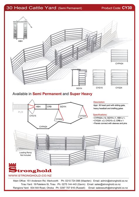 Cattle Yard Plans