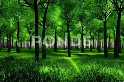 Beautiful 3D Nature and landscape wallpaper Illustration #223164912