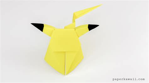 DIY and Crafts: Origami Pikachu Tutorial – Cute Origami Pokemon!