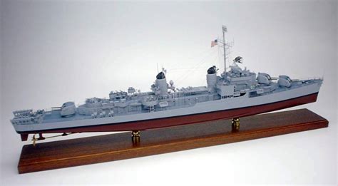 Gearing Class Destroyer Model - Custom Mahogany Ship Model