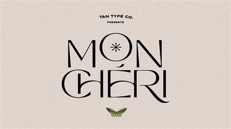TAN MON CHERI Font Free Download - YouTube