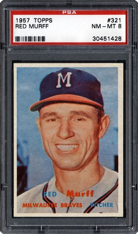 Auction Prices Realized Baseball Cards 1957 Topps Red Murff