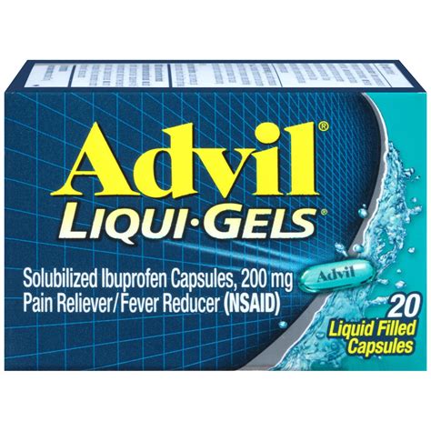 Advil Liqui-Gels Temporary Pain Relief Ibuprofen Liquid Filled Capsules - Shop Pain relievers at ...