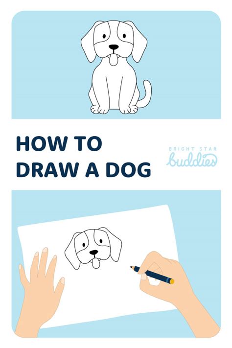 How To Draw A Dog: Step by Step Dog Drawing Guide For Kids - BSB