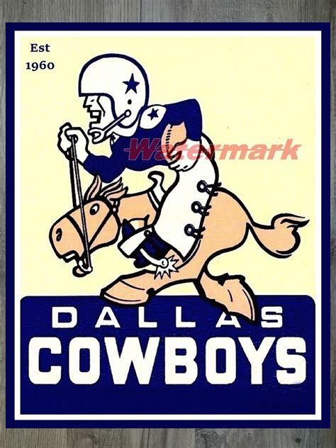 NFL 1960 Dallas Cowboys Vintage Logo Color 8 X 10 Photo Picture | eBay