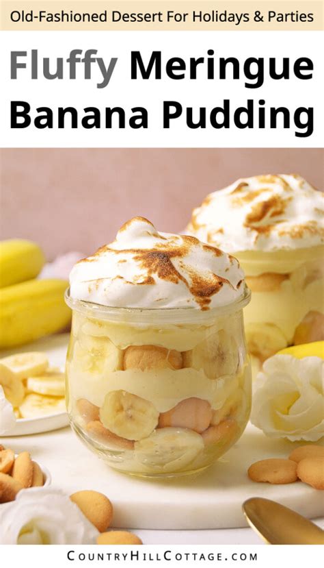 Meringue Banana Pudding