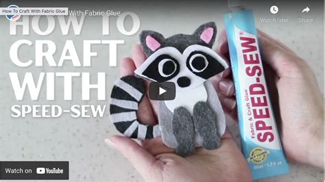 How To Craft With Fabric Glue - Speed-Sew Premium Fabric Glue