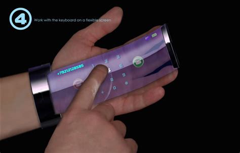 Futuristic Roll Out Cell Phone - XciteFun.net