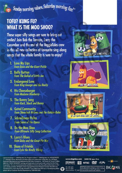 VeggieTales - Sing Alongs: Doo the Moo Shoo on DVD Movie