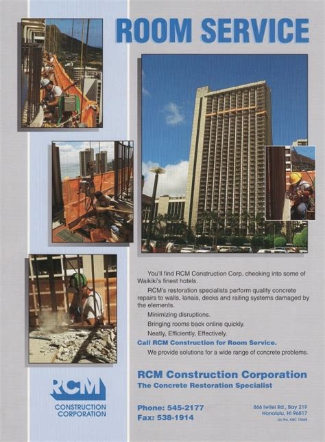 RCM Construction Corportation - *Concrete Spall Repair