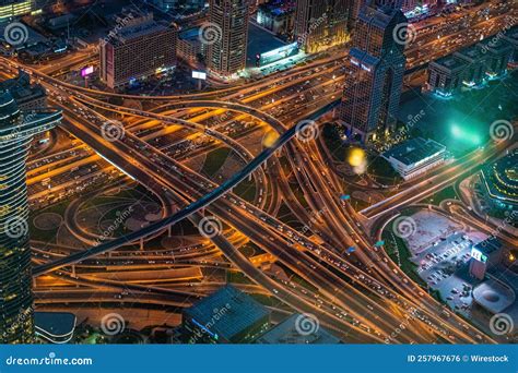 Dubai the Skyline of Downtown. Stock Photo - Image of towers, dubai ...