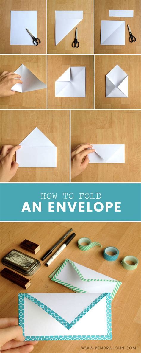 DIY Paper Envelope [Easy | Envelope diy paper, Envelope tutorial, Diy envelope