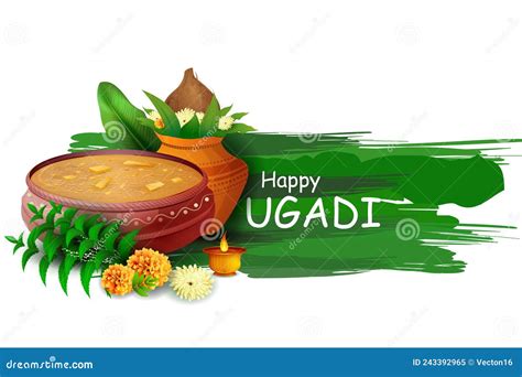 Happy Ugadi New Year S Day Festival of Andhra Pradesh, Telangana, and ...