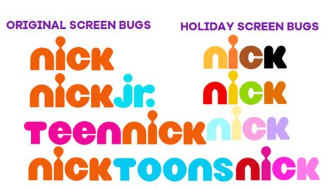 Nickelodeon Screen Bugs + Holiday Screen Bugs by GOAYESCNOUTTP on ...