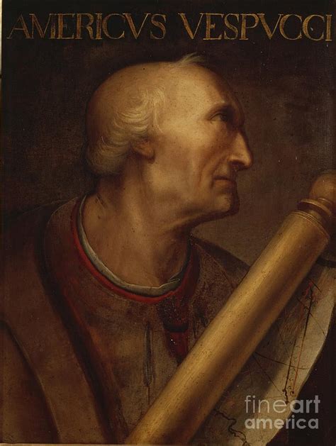 Amerigo Vespucci Painting by Italian School - Pixels