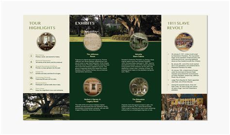 Destrehan Plantation Tour Brochure :: Behance