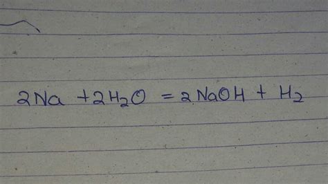 Embody scrap throw dust in eyes na h2o naoh h2 balance the equation Delicious dam chief