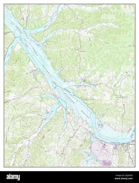 Cumberland City, Tennessee, map 1965, 1:24000, United States of America by Timeless Maps, data U ...