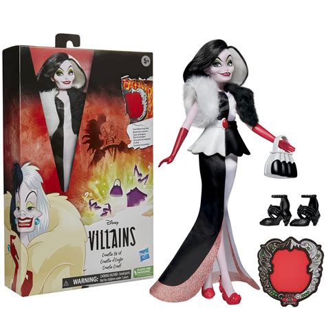 Disney Villains Cruella De Vil Fashion Doll, Accessori...B08TRM6XQT | Encarguelo.com