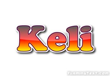 Keli Logo | Free Name Design Tool from Flaming Text