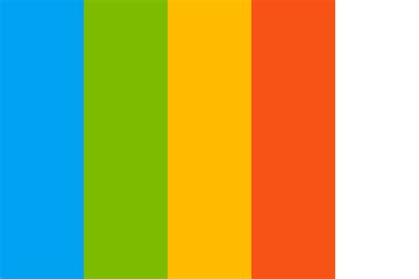 Microsoft Colors Color Palette