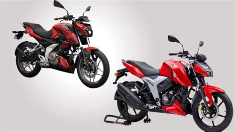 Bajaj Pulsar N160 vs TVS Apache RTR 160 4V: Price, Specs and features ...