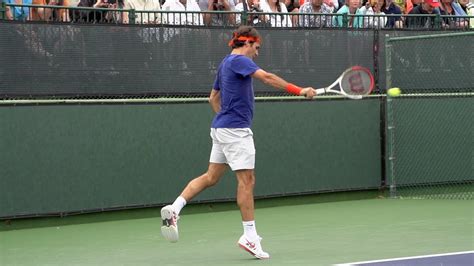 Roger Federer Backhand In Super Slow Motion 7 - Indian Wells 2013 - BNP Paribas Open - YouTube