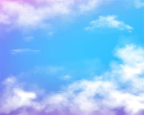 Free Vector | Blue cloudy daylight background for weather design