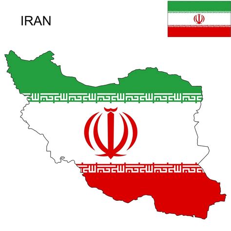 Iran Flag Map and Meaning | Mappr