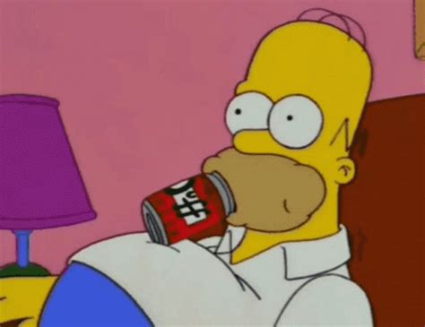 Lazy Beer GIF - Lazy Beer Homer - Discover & Share GIFs