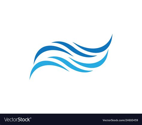 Wave symbol Royalty Free Vector Image - VectorStock