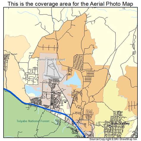 Aerial Photography Map of Lemmon Valley Golden Valley, NV Nevada