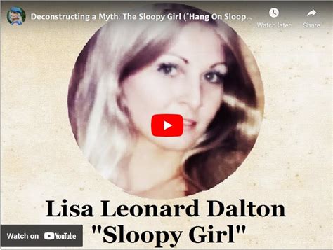 Deconstructing A Myth: “Sloopy Girl” Lisa Leonard Dalton – QZVX – Broadcast History & Current ...