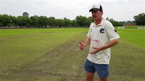 Pitch Preparation - Gardens Oval - Wicket walk down - 03 - YouTube